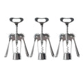 Stainless Steel Wine Bottle Opener and Corkscrew Set, Set of 3 - view 2