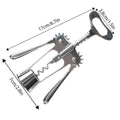 Stainless Steel Wine Bottle Opener and Corkscrew Set, Set of 3 - view 3