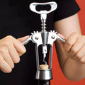 Stainless Steel Wine Bottle Opener and Corkscrew Set, Set of 3 - view 5