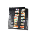Stamp Album Refill Pages - Black Double-Sided, 7 Strips, 9 Holes, Pack of 10 - view 2