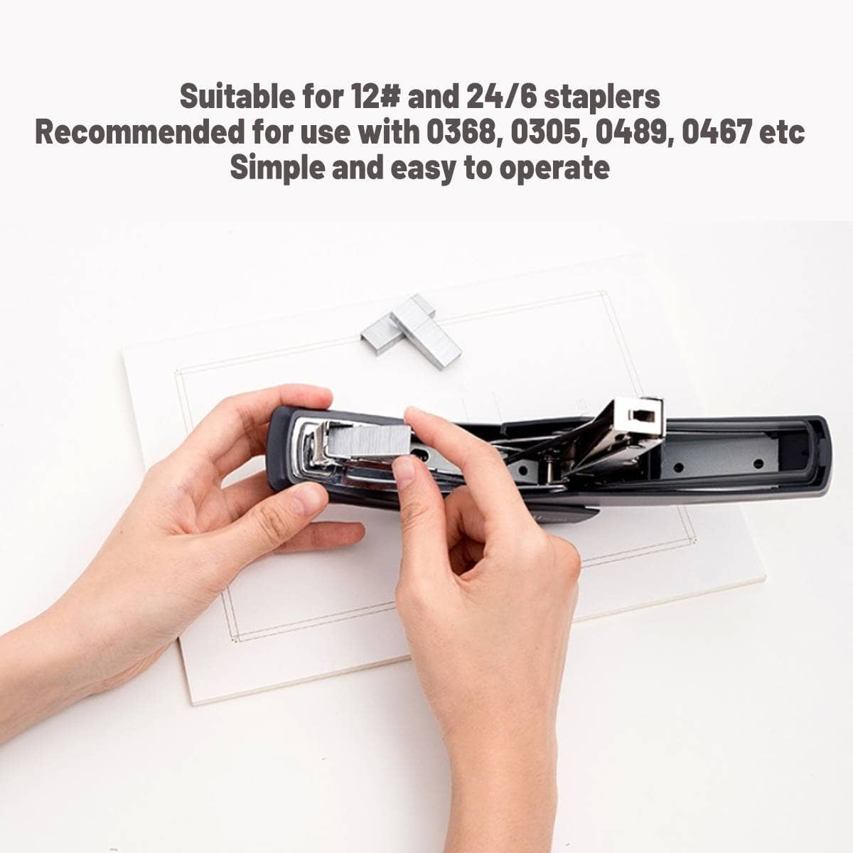 Standard 24/6 Staples Silver Pack of 20 Boxes of 1000 Staples - view 4
