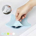 Star-Shaped Silicone Drain Hair Catcher - Red - view 3