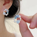 Star Shaped Stud Earrings for Women, Elegant Alloy Jewellery - view 5