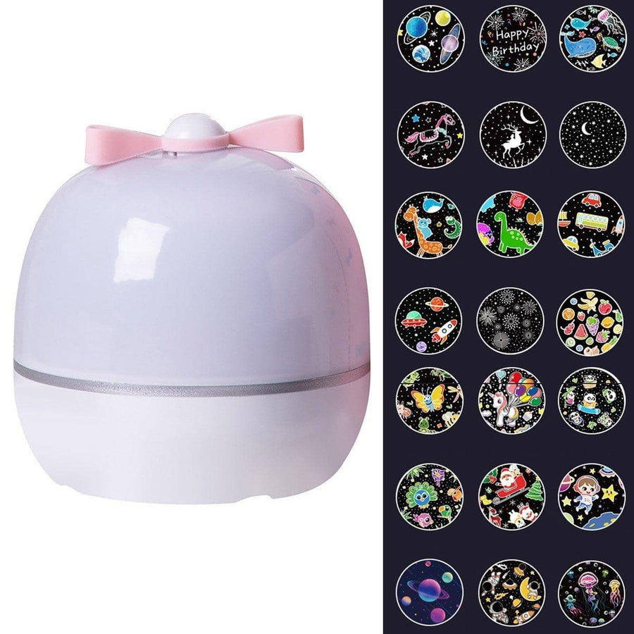 Starry Sky Projection Night Light with Bluetooth Music - 21 Projection Slides