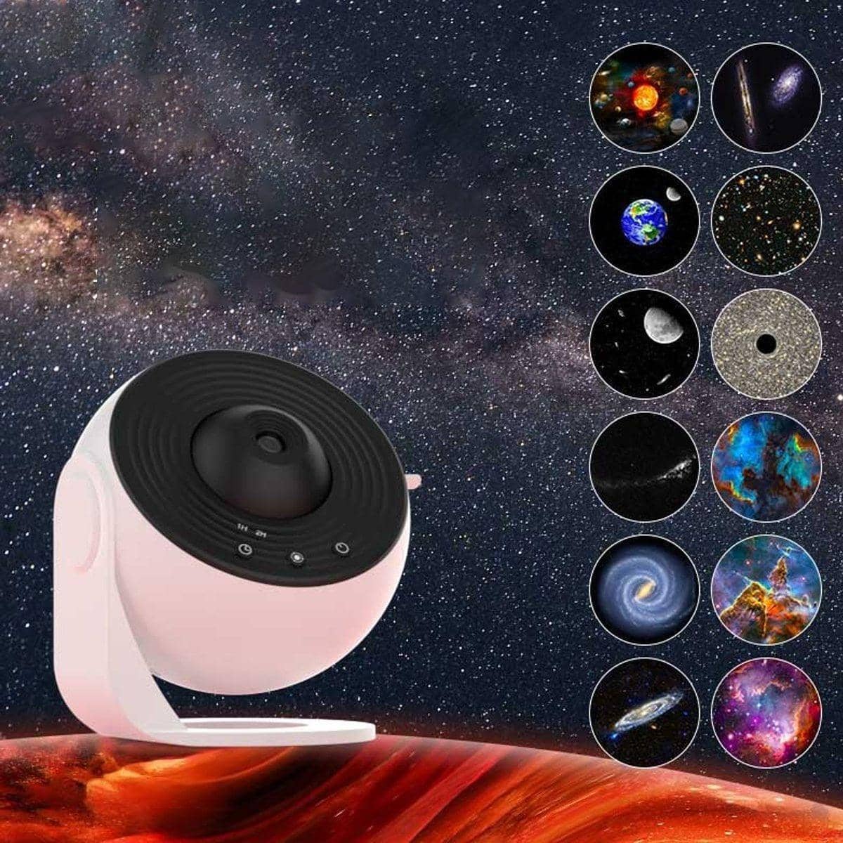 Starry Sky Projector LED Night Light 13-In-1 Rotating Planetarium Star Lamp - view 5