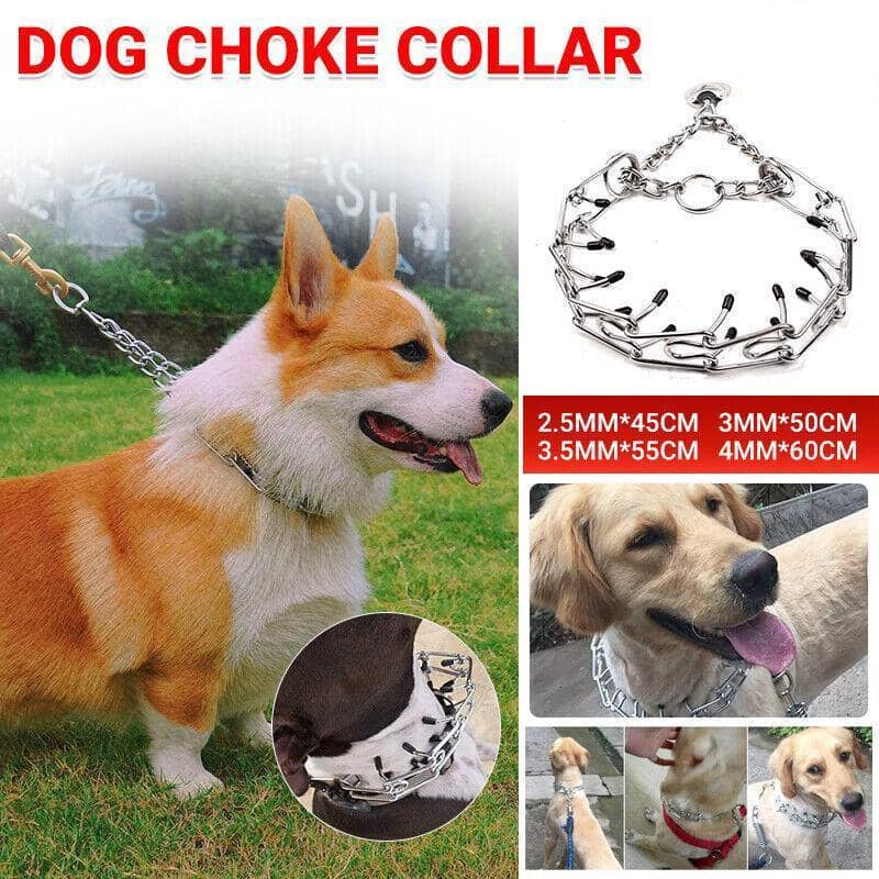 Steel Choke Chain Dog Training Collar - Medium, 50 cm - view 2