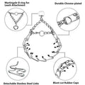 Steel Choke Chain Dog Training Collar - Medium, 50 cm - view 5