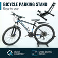 Steel L Insert Bike Parking Rack Floor Wheel Cradle Stand for One Bicycle