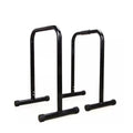 Steel Parallel Bars Dip Station for Indoor and Outdoor Training, Movable Push up Bars - Black - view 2