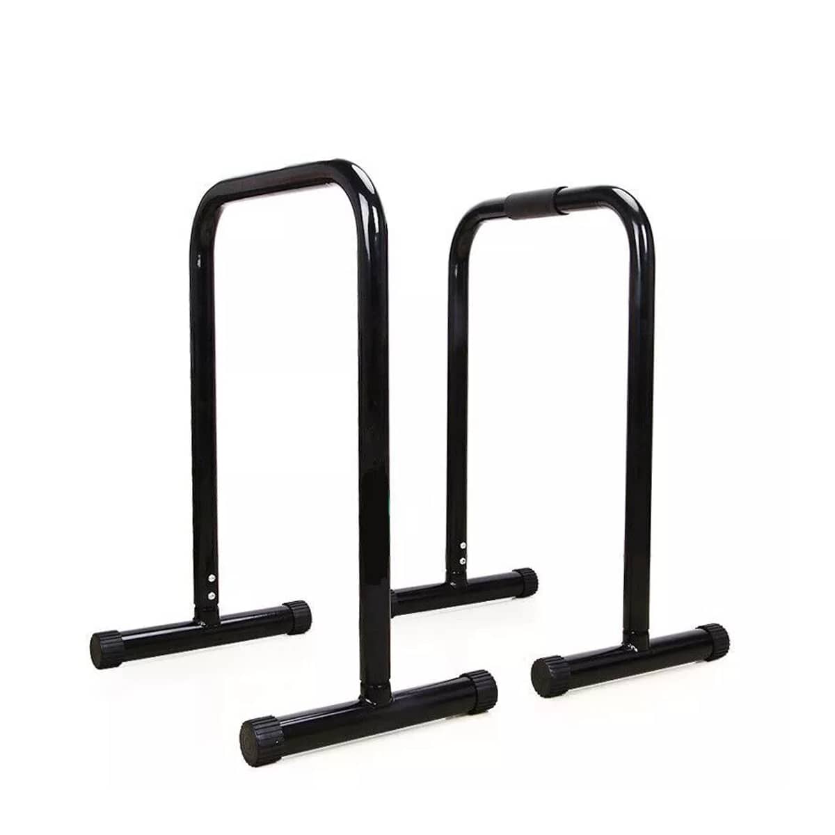 Steel Parallel Bars Dip Station for Indoor and Outdoor Training, Movable Push up Bars - Black - view 2