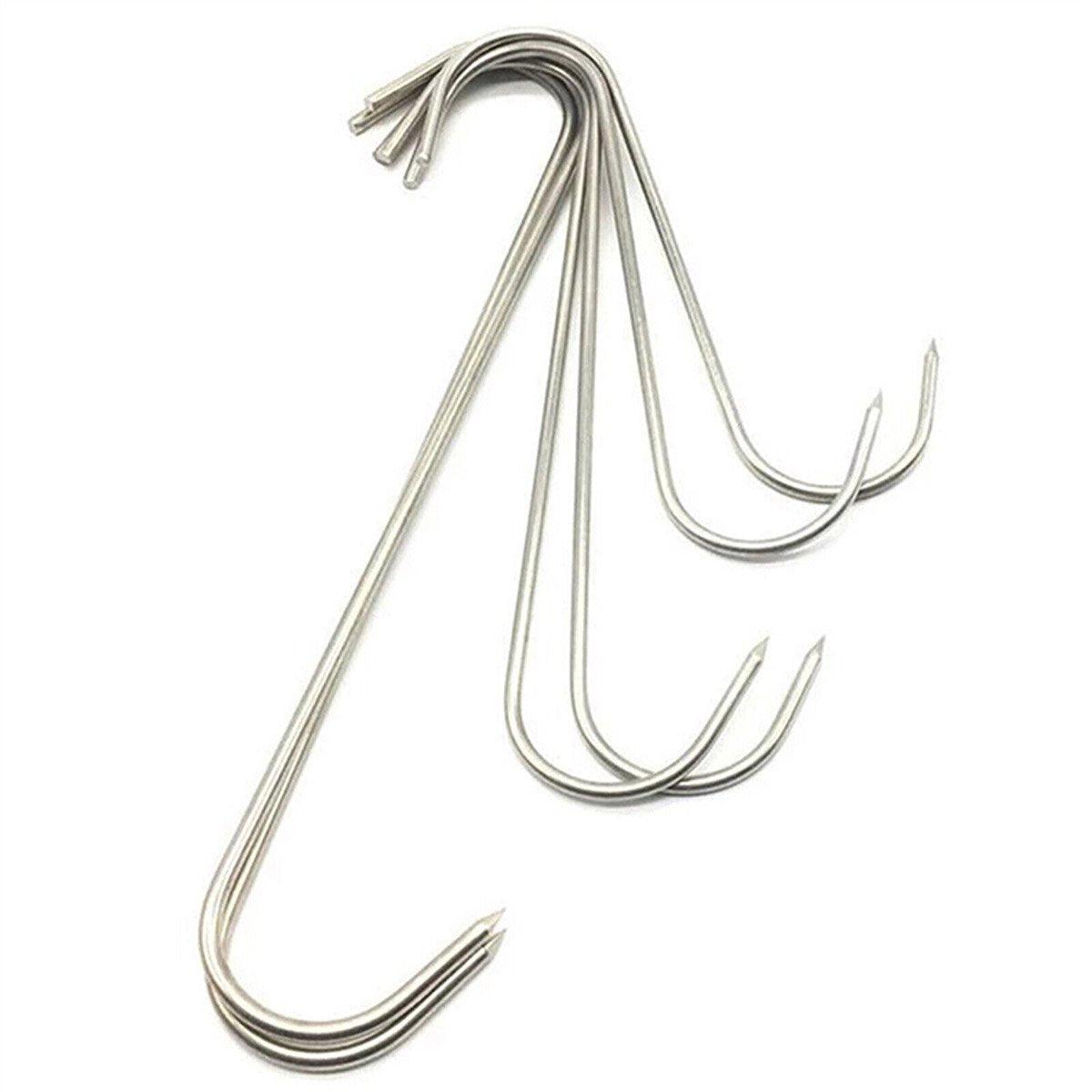 Steel S Meat Hooks, Pack of 10 - Size S, 13 cm (5.1 Inch) - view 3