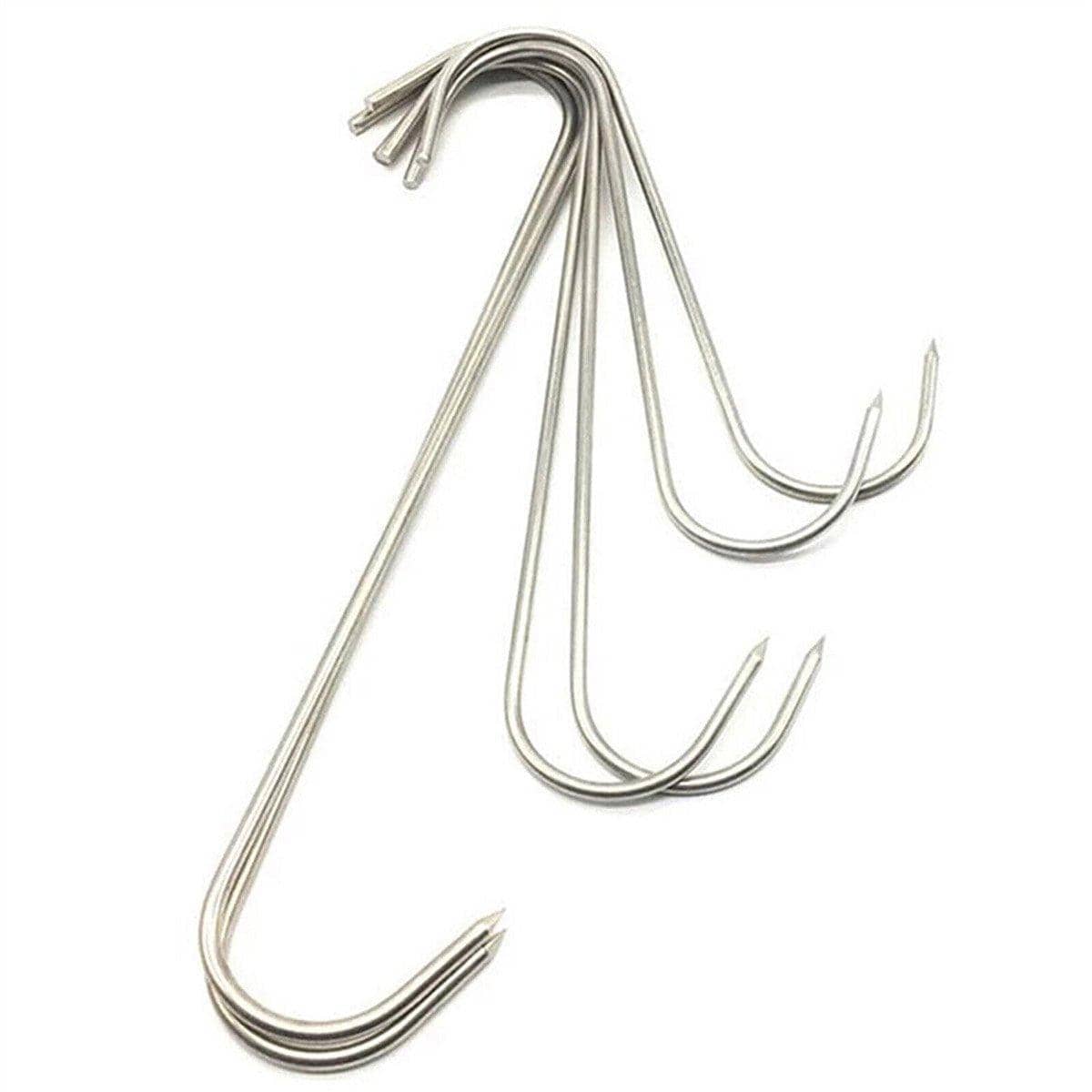 Steel S Meat Hooks, Pack of 10 - Size XL, 18 cm (7 Inch) - view 3