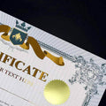 Steel Stamped Seal Stickers for Certificates, Pack of 2 Rolls - view 5