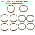 Steel Wire Rope for Automotive Glass Removal, 20m, Pack of 5 - Silver - view 4