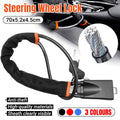 Steering Wheel Lock with Seat Belt Cable and 3 Keys - Blue - view 2