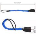 Steering Wheel Lock with Seat Belt Cable and 3 Keys - Blue - view 4