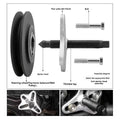 Steering Wheel Puller Hub Removal and Ball Joint Puller 46 Piece Kit for Cars - view 4