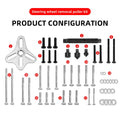 Steering Wheel Puller Hub Removal and Ball Joint Puller 46 Piece Kit for Cars - view 5