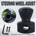 Steering Wheel Spinner Knob - Black, Ergonomic Grip