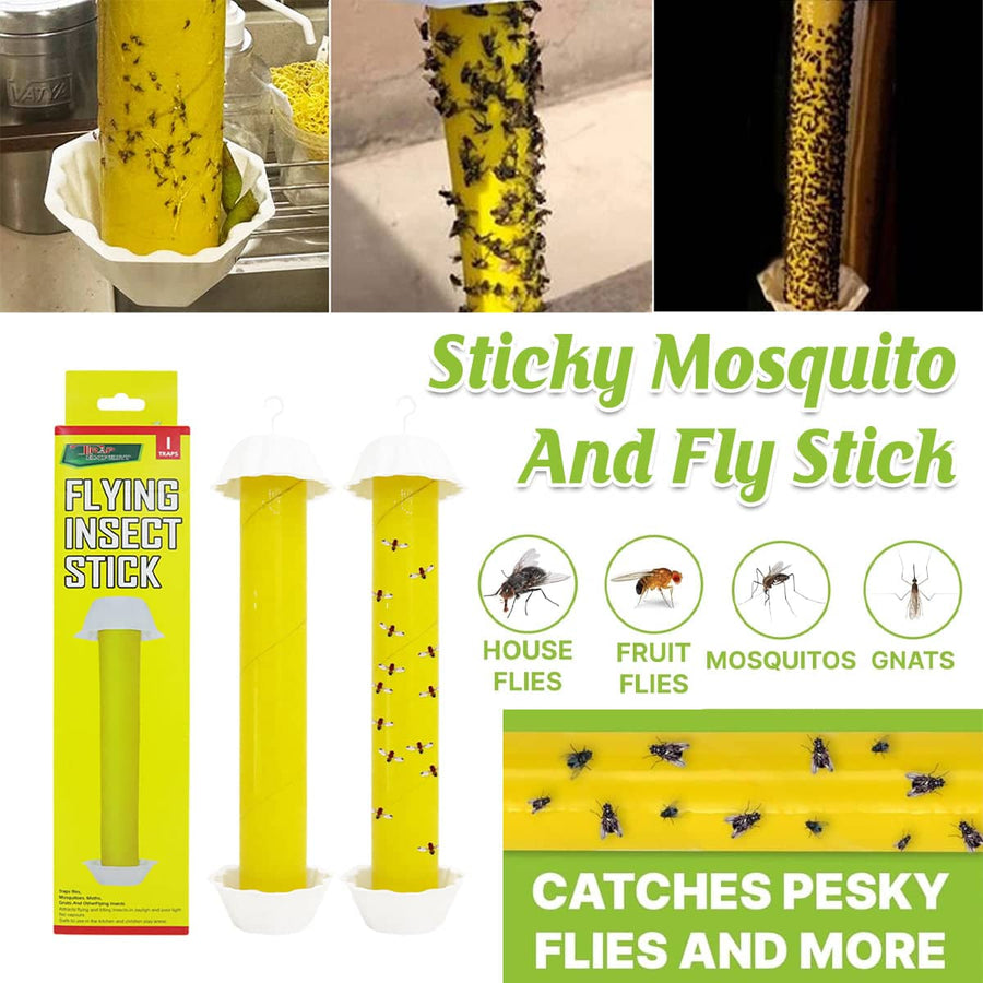 Sticky Fly Trap Stick Insect Catcher Strip for Indoor and Outdoor Use