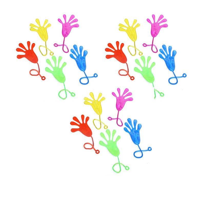 Sticky Hands Stretchy Jelly Toy Party Favour Stocking Filler - Pack of 15