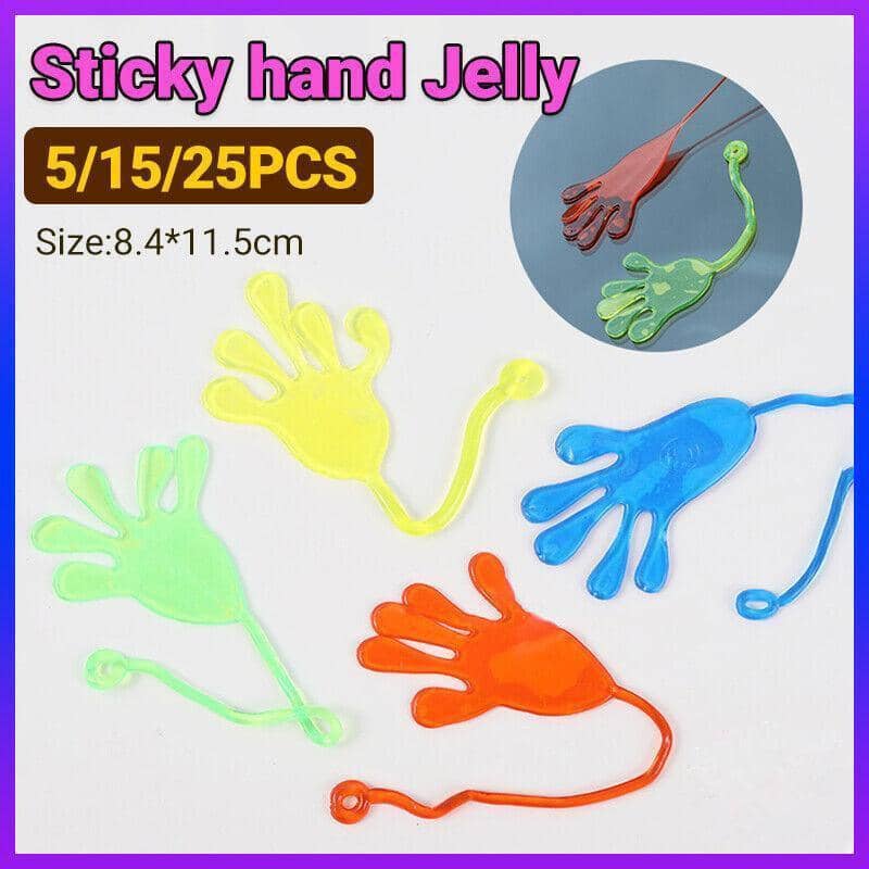 Sticky Hands Stretchy Jelly Toys for Party Favours - Pack of 25 - view 2
