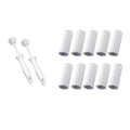 Sticky Lint Roller Set, 2 Rollers with 10 Refill Rolls - view 2