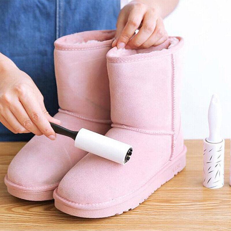 Sticky Lint Roller Set, 2 Rollers and 10 Refills - White - view 5