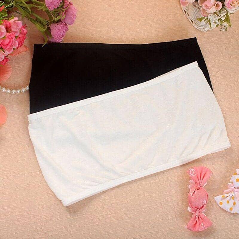 Strapless Tube Top Bandeau Bra for Women, Modal, One Size - Black - view 4