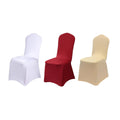 Stretch Chair Covers for Hotel Wedding Banquet Decor, Pack of 4 - Wine Red - view 3