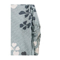 Stretch Dining Chair Slipcover - Pale Blue Leaf Print