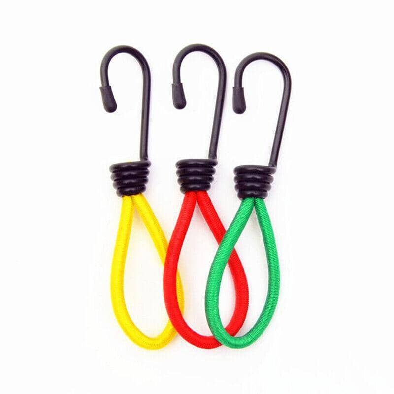 Stretch Latex Tent Peg Hooks with Metal Hook, Anti-Slip - Pack of 6 - view 3