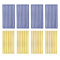 Striped Bath Towels, 75 x 150 cm, Pack of 4 - Blue - view 3