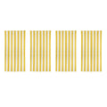 Striped Bath Towels, 75 x 150 cm, Pack of 4 - Yellow