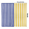 Striped Bath Towels, 75 x 150 cm, Pack of 4 - Yellow - view 4