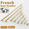 Striped Cabinet Pull Handle, 64 mm Hole Spacing - Gold - view 2