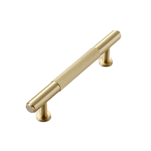 Striped Cabinet Pull Handle, 96 mm Hole Spacing - Gold