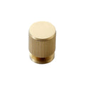 Striped Round Cabinet Knob, 19 mm - Gold