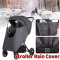 Stroller Cover Rainproof Breathable All Season Pram Protector with Mesh Vents