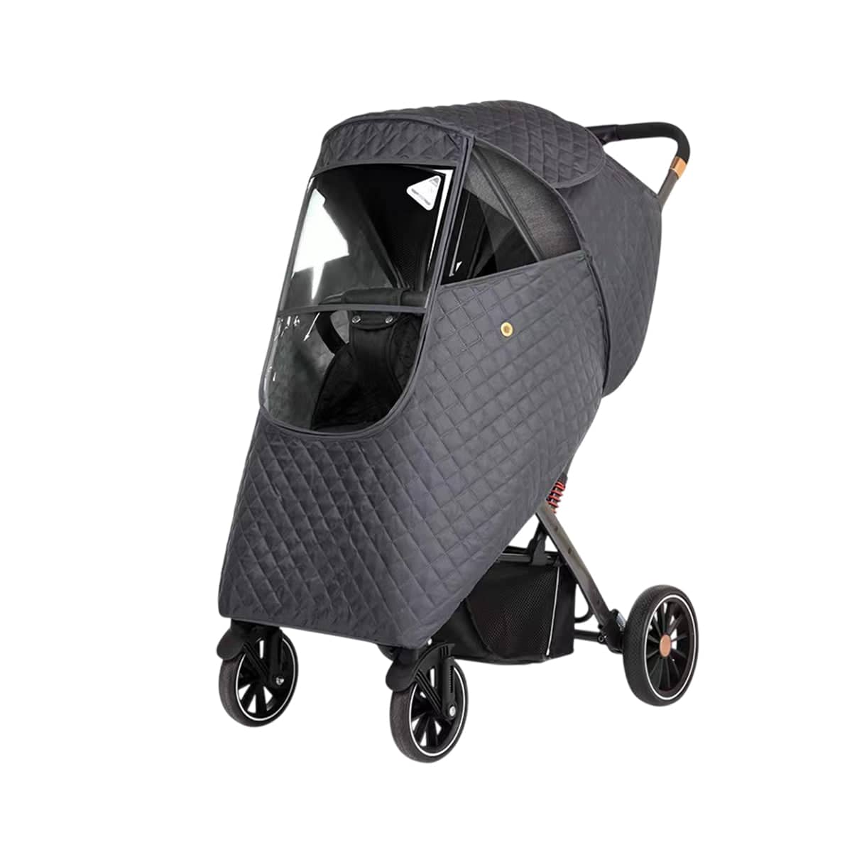 Stroller Cover Rainproof Breathable All Season Pram Protector with Mesh Vents - view 2