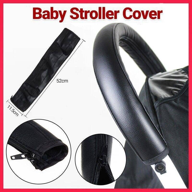 Stroller Handle Cover Faux Leather 52 x 11.5 cm