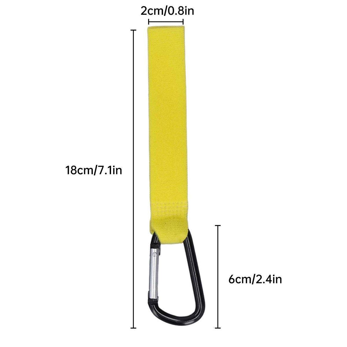 Stroller Hooks with Hook-And-Loop Straps - Blue, Pack of 2 - view 4