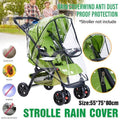 Stroller Rain Cover in Clear PVC, 55 x 80 cm