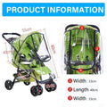 Stroller Rain Cover in Clear PVC, 55 x 80 cm - view 3