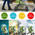 Stroller Rain Cover in Clear PVC, 55 x 80 cm - view 4