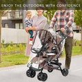 Stroller Rain Cover in Clear PVC, 55 x 80 cm - view 5