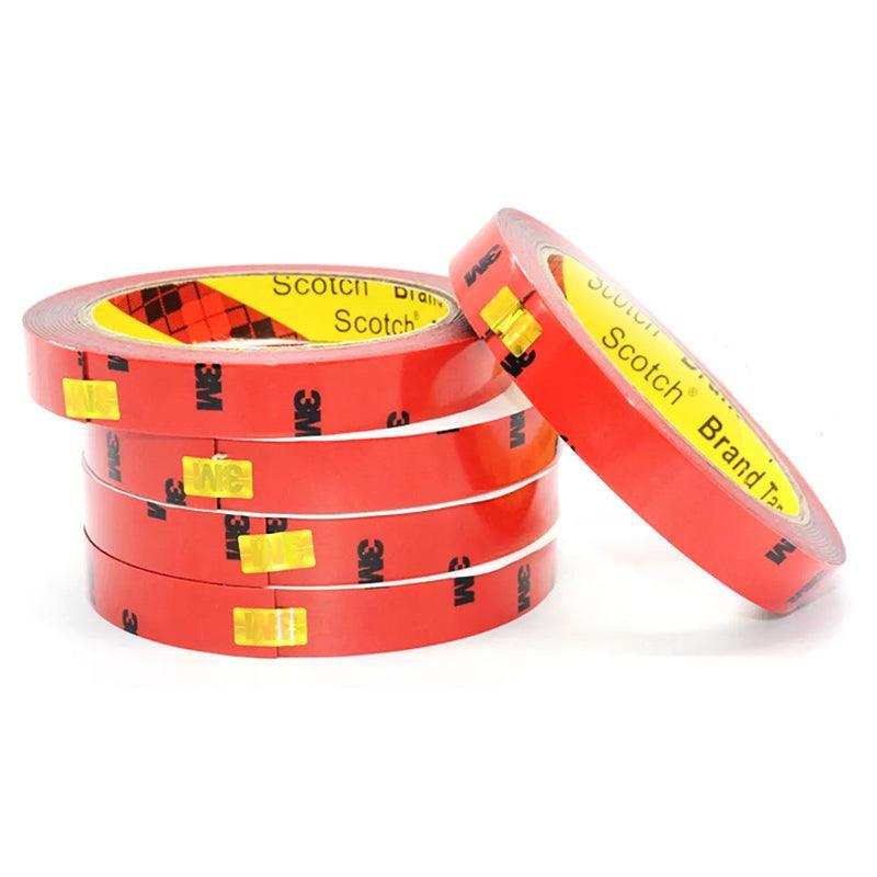 Strong Double Sided Foam Tape Roll for Car Trim - 15mm