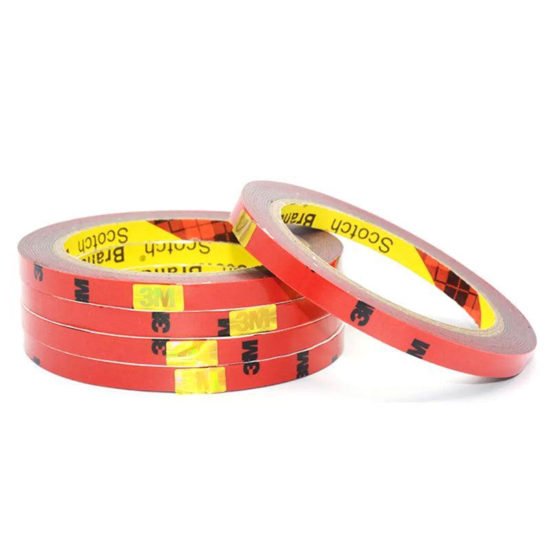Strong Double Sided Foam Tape Roll for Car Trim - 8mm