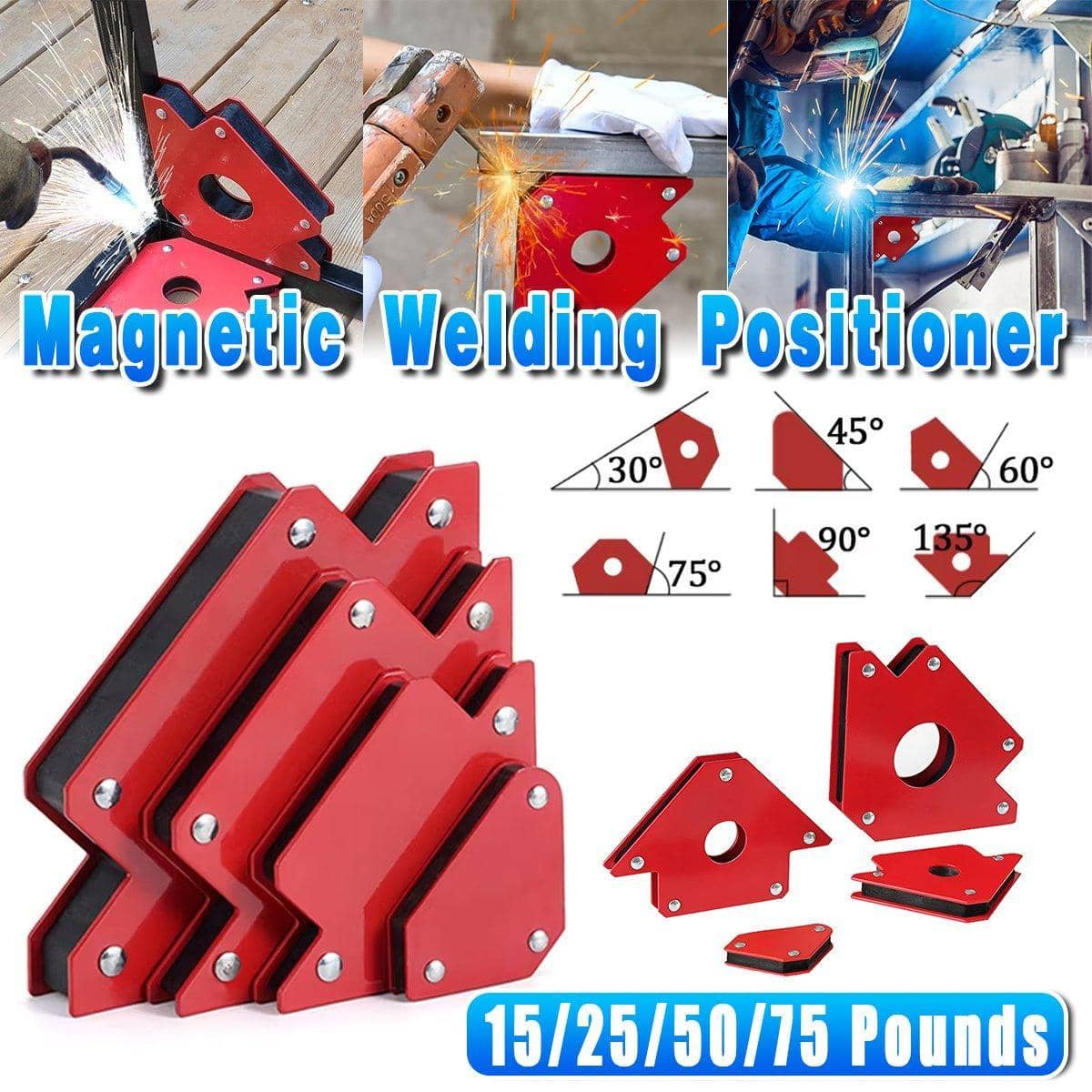 Strong Magnetic Welding Positioner, Multi-Angle - 25 lb - view 2