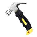 Stubby Claw Hammer 8 oz Drop Forged Steel with Rubber Grip for Small Areas - view 2